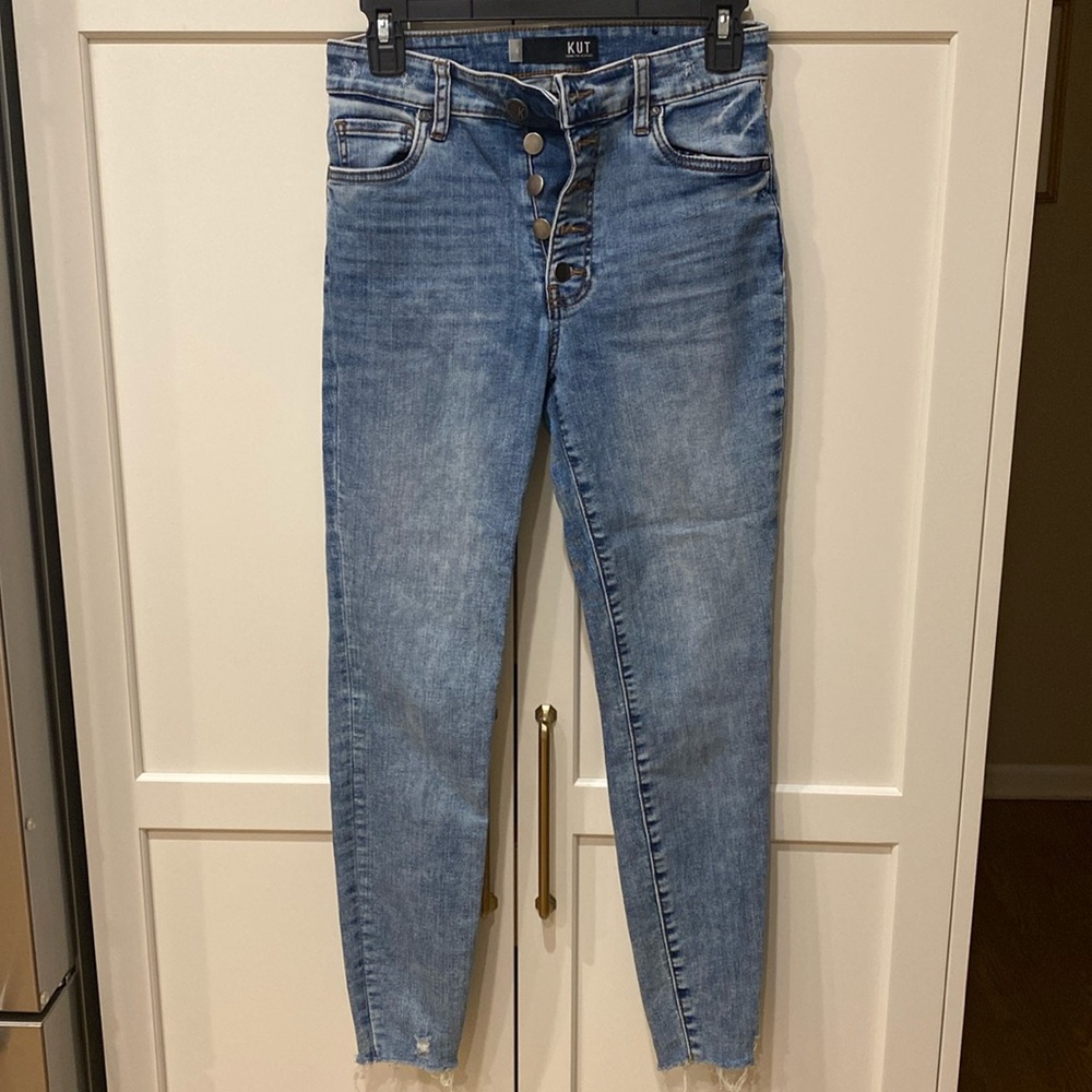 High rise ankle skinny Kut from the Kloth jeans